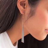 gradation pierced earrings